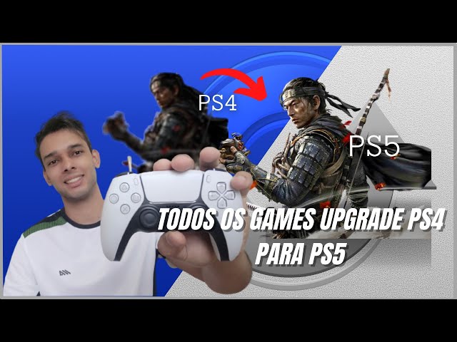 Como fazer upgrade dos jogos de PS4 para PS5?