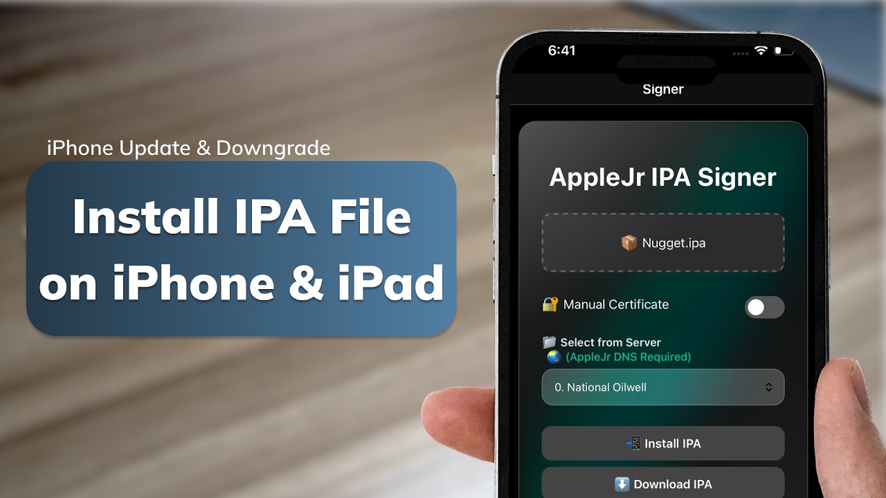 How to Install IPA File on iPhone & iPad without PC (100% Works!) No ...