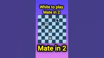 White to Play & Mate in 2! Can You Solve It?🤔🌀❤️🧩#chess #puzzle #matein2 #trendingmusic #yt
