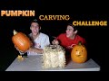 Carving Pumpkins Challenge // Dolan Twins