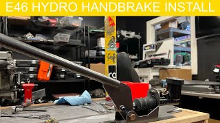 e46 cota built bolt in hydro handbrake install
