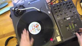 DJ PIXEL scratch practice 2014