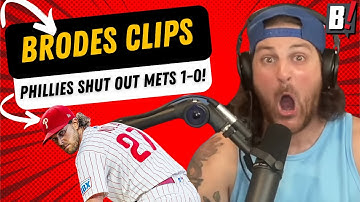 PHILLIES SHUTOUT THE METS + AN UPDATE ON TREA TURNER! | Brodes Clips