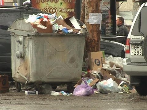 კეთილმოწყობის სამსახურის თანამშრომლების პროტესტი