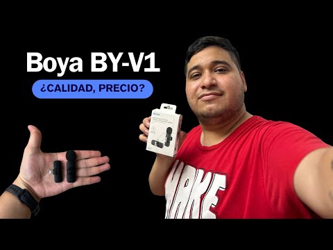 Poster del video de Microfono Boya Inalambrico By-V1