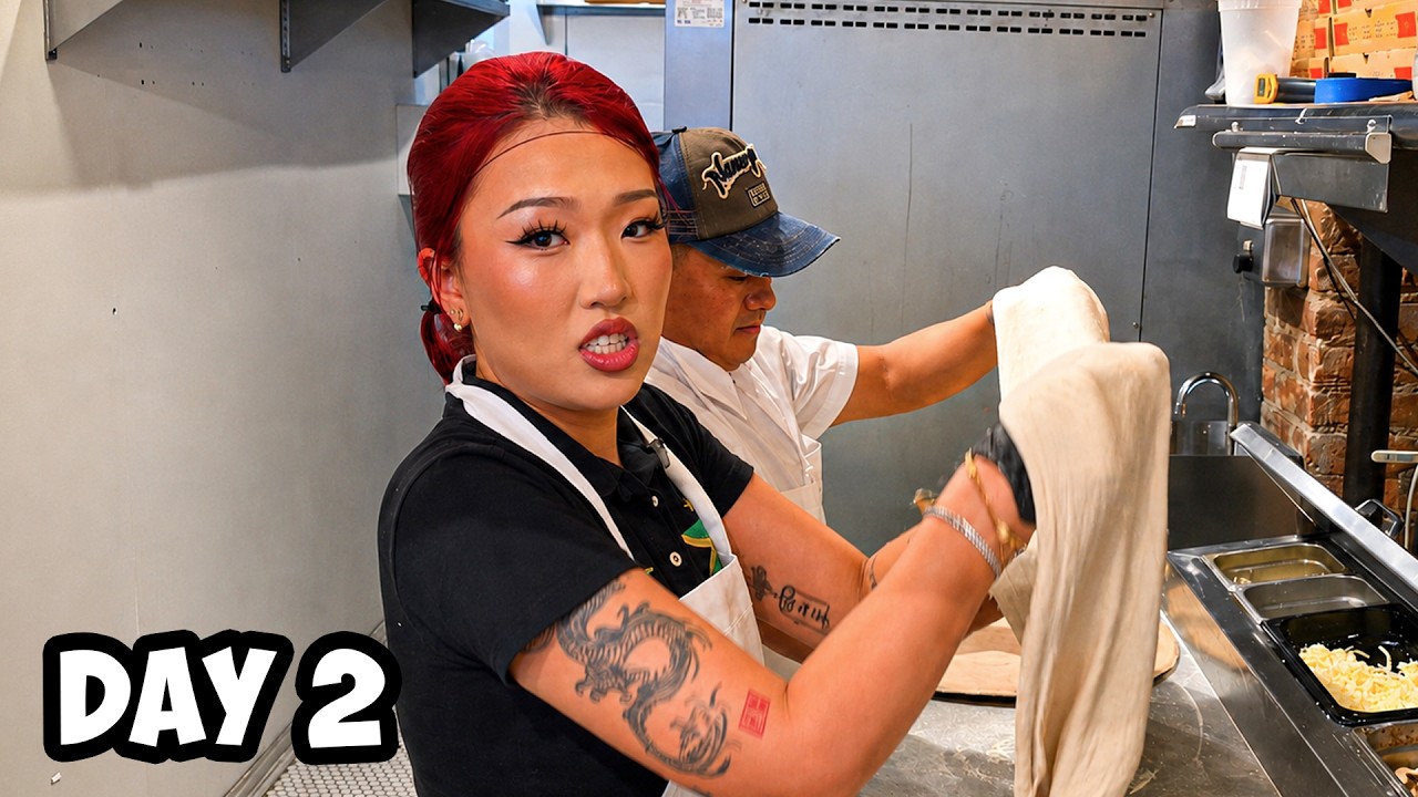 NINAのlife店 Nina Lin Works At A Pizzeria.. | Getting A New Job #2 - YouTube