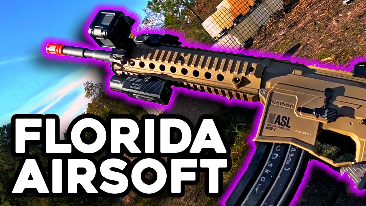 Видео от первого лица из Woodland Airsoft на страйкбольной площадке Barracks Airsoft в Джексонвилле.