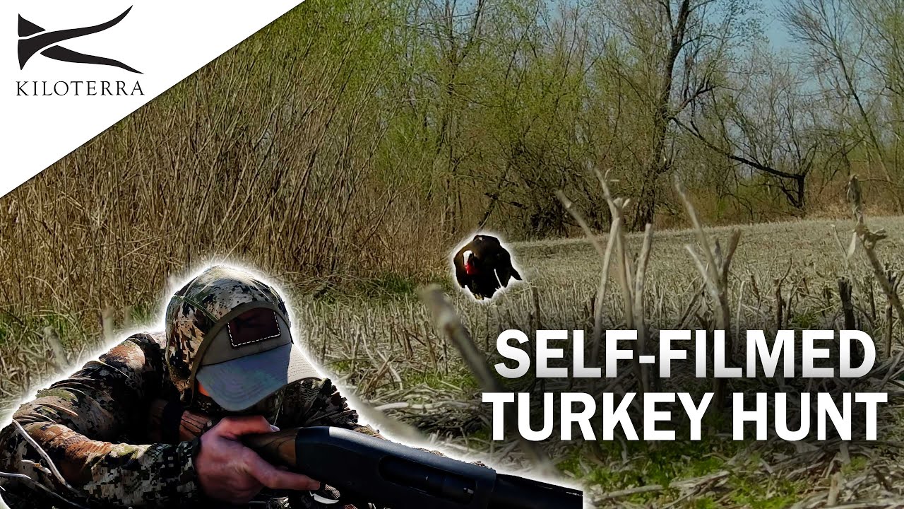 SELFFILMED Iowa Turkey Hunt Turkey Reap! (quick hunt!) YouTube