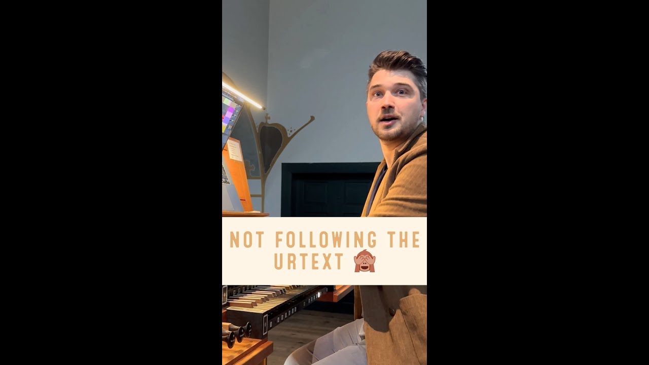 This Organ Performance Is Not Urtext-Approved 🥸