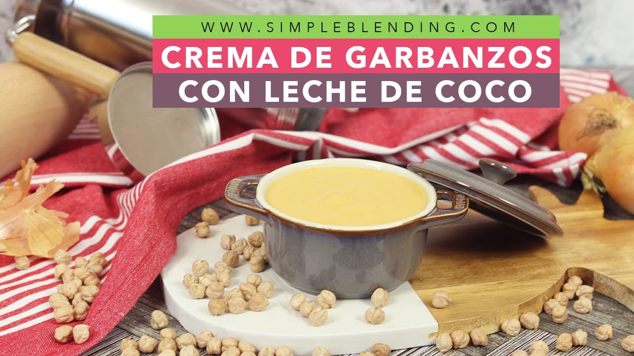 LA MEJOR CREMA DE GARBANZOS EN 15 MINUTOS | Deliciosa crema saludable de garbanzos en 15 minutos