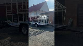 Прицеп автодом! Продолжаю стройку #автодом #прицеп #прицепдача #караванинг #loftdoccustom