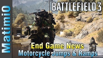 BF3 Motorcycle Jumps - End Game News (Battlefield 3 Gameplay/Commentary)