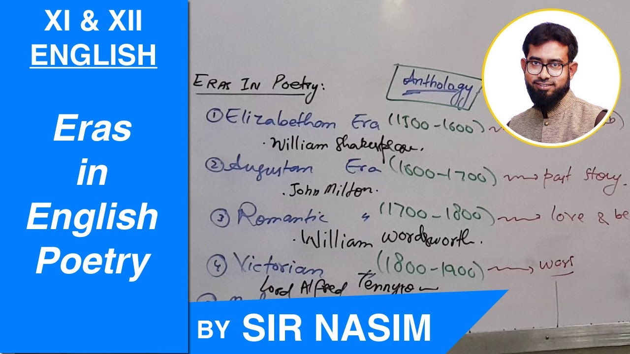 Eras in English Poetry (XI & XII) YouTube