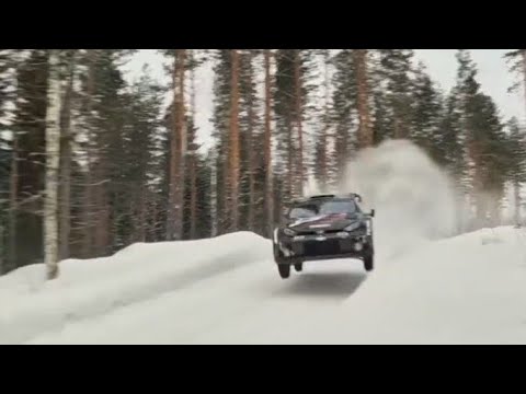 Kalle Rovanperä & Elfyn Evans Pre Event Rally Sweden 2024