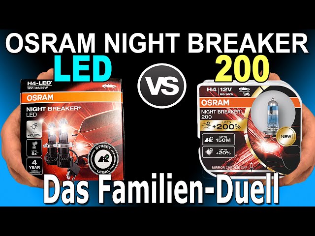 💡 OSRAM Night Breaker LED vs Night Breaker 200 TEST