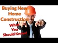 Buying New Home Construction (What You Should Know!)