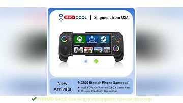 BEBONCOOL MC100 Gamepad Telescopic For Apple IOS Android PUBG COD Stretch Wireless Bluetooth Phone G
