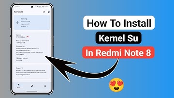 How To Install Kernel Su in Redmi Note 8 😍