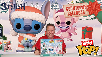 Disney Stitch Toy Advent Calendar Minecraft Countdown to Christmas Funko Bitty Pop Toy review!
