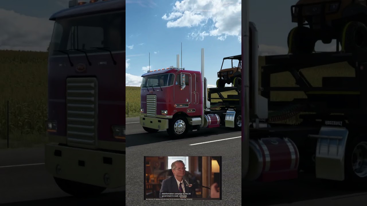 ATS • Питербилт • Якима → Покателло • Тим Берчетт × Такер Карлсон (НЛО/НЕА) • Видеоролик 01 • 