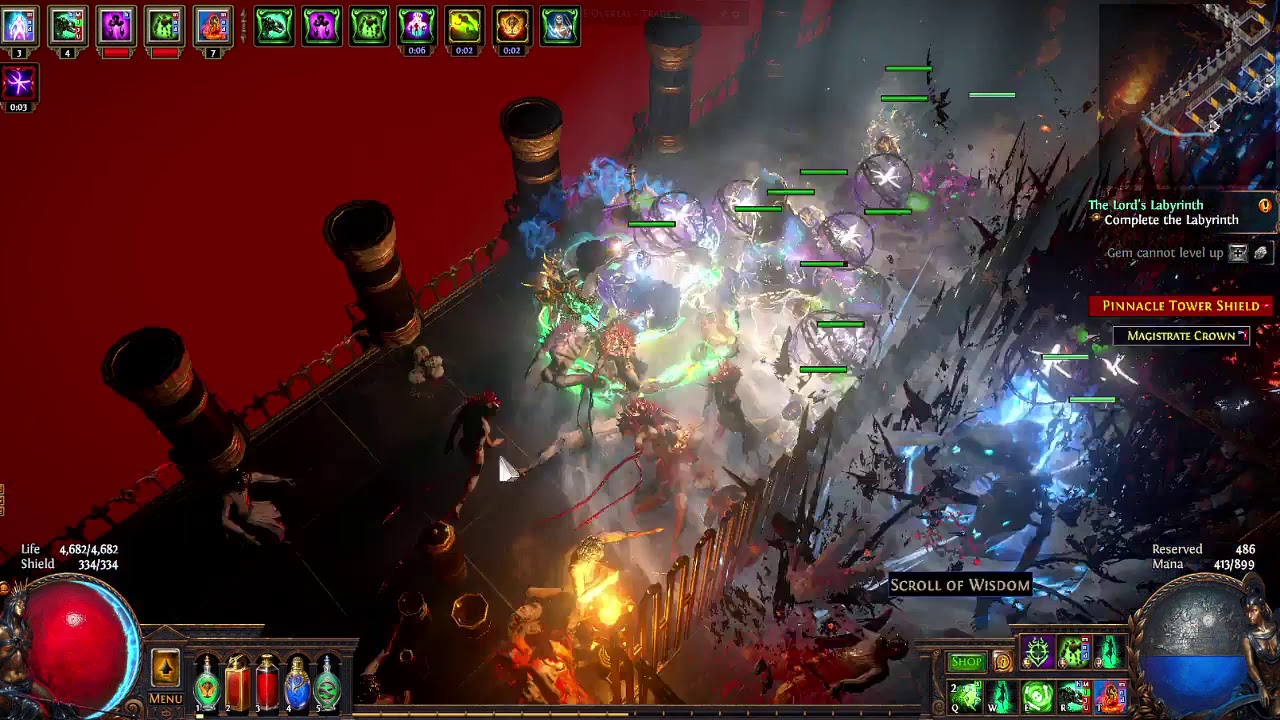 Poorjoy Map Layout Path of Exile 3.11 - Poorjoy's Asylum Temple Map - YouTube