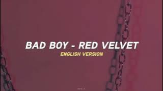 Red Velvet - Bad Boy English Version lyrics video♪♪