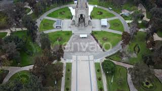 Drone Aerial View of Campo de Marte Park in Lima, Peru. / Videohive, Stock footage, Nature