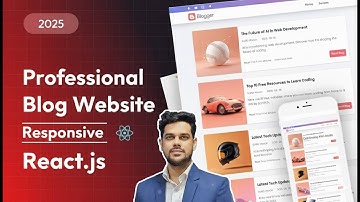 React Full Blog Website Bangla Tutorial | Responsive Blog App Using React Hooks, Fetch API & Deploy.