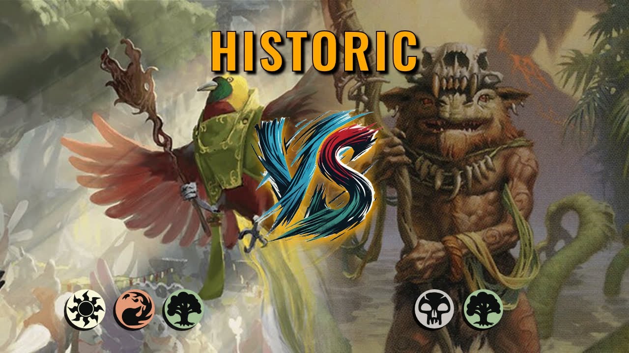 MTG Historic - Naya Aggro by CunicoliGoblin VS Mono Green Aggro by dte8