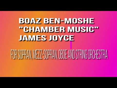 Chamber music (James Joyce) song cycle