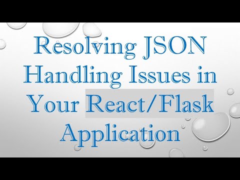 Resolving JSON Handling