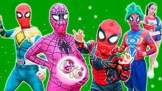 What If Many SPIDER-MAN Vs JOKER...?? |KID SPIDER MAN \& Pink SpiderGirl are IN DANGER (LIVE ACTION )