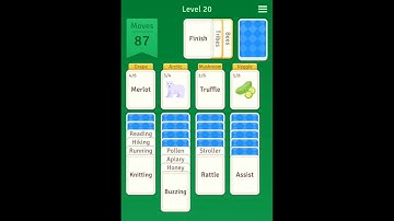 Solitaire Associations Journey - Levels 16-20