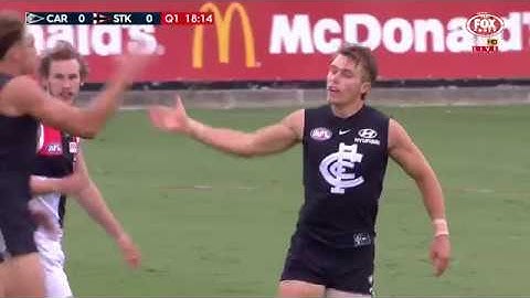 Two early goals from forward menace Cripps - AFL JLT Community Series 2018 week two