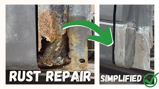 Repairing rusted cab corners on Ford F150 for $0 ✅