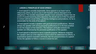 Module 9- Effective Speaking (part 1 Lesson 1 to 3)