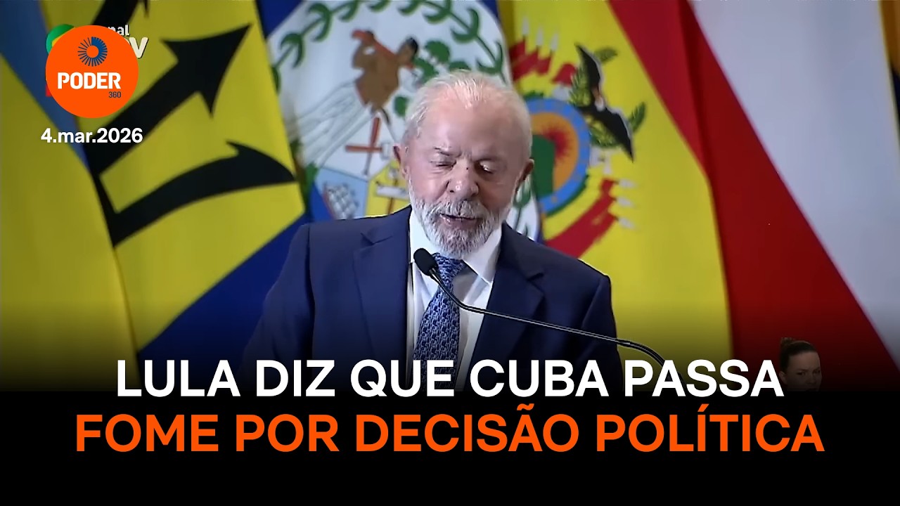Lula diz que Cuba passa fome por decisão política