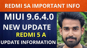 Miui 9.6.4.0 Global stable update Redmi 5A|miui 9.6.4.0 new update new features and bug fixed|Hindi
