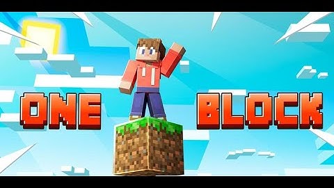 One Block MINECRAFT Download ANDROID 1.20  |  One Block for MCPE 1.20 DOWNLOAD