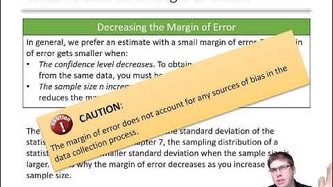 8.1 Confidence Interval Basics part 2