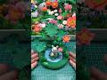 Relaxing clay art: Bunny in a lotus pond 🐰🪷