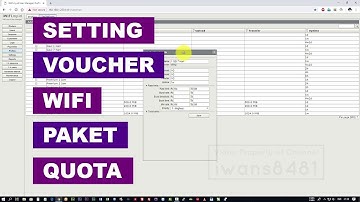 Membuat Voucher WiFi dengan Batasan Data (Quota) | User Manager