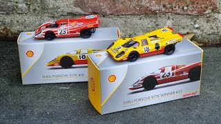Perfect Porsche 917 Tinyhk Spark Shell set. 24h of Lemans. Unboxing and Review #diecast