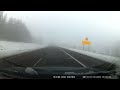 Arizona Snow Storm 1/15/2023 / I-17 Heavy Fog / Driving Out of the Fog