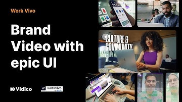 Workvivo brand video │ Dynamic UI & Typography Animation