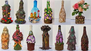 14  Bottle Art ideas. Glass Bottle Decoration ideas