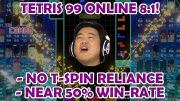 Tetris 99 Nights 8.1 - Online Session: You Can Win Without T-Spins!