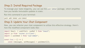 Update Your React Chat App: Efficiently Handle Socket.io Events