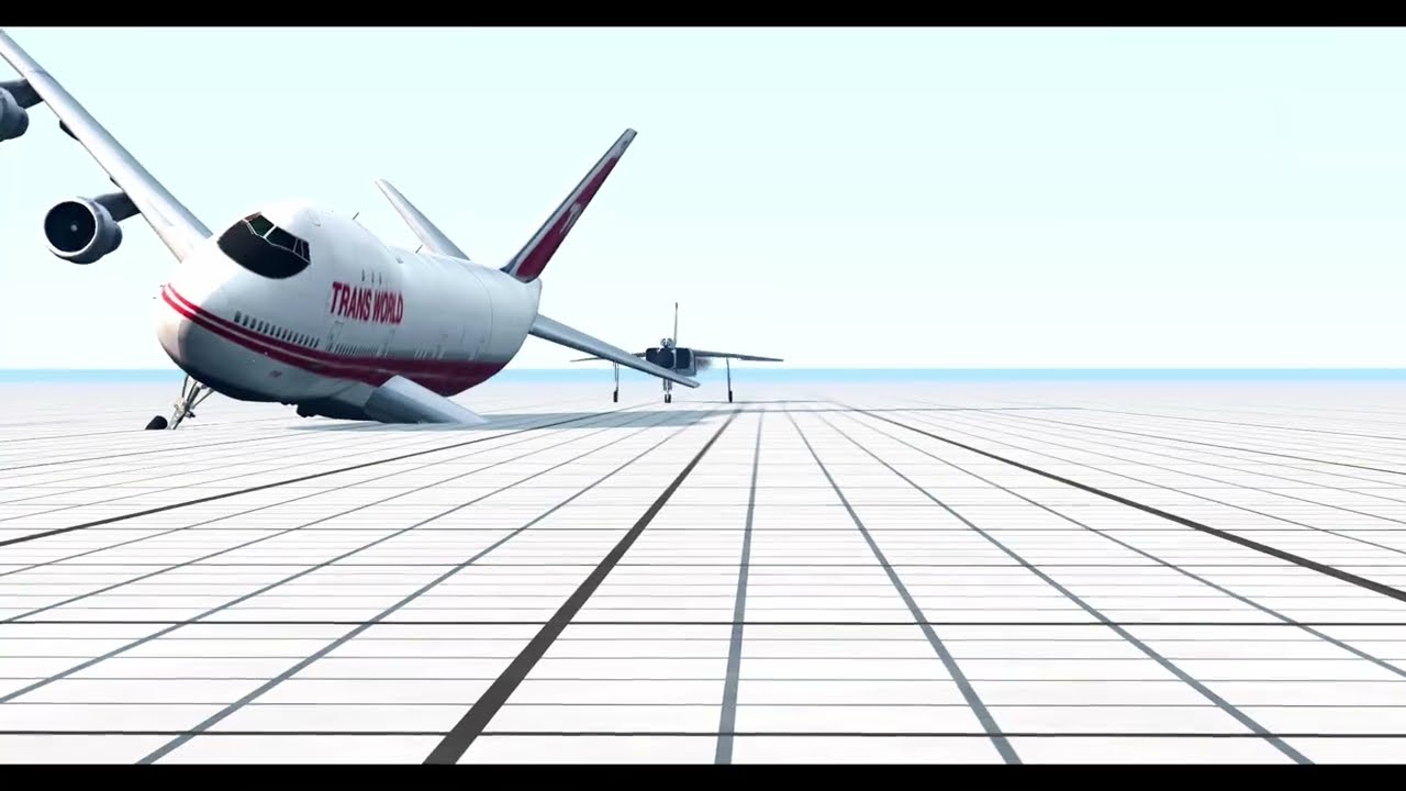 Airplane Takes Off and CRASHES into a Rocket 😱 | Insane Physics in BeamNG.drive