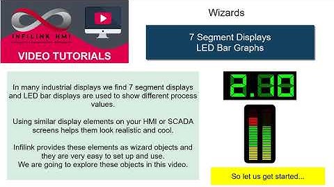 Infilink HMI : Wizards : 7 Segment Displays and LED Bar Graphs.